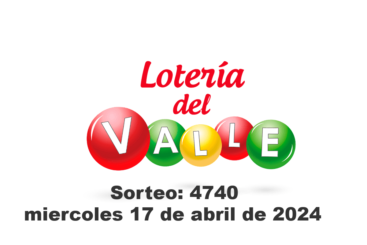 Loteria del Valle Miércoles 17 de Abril del 2024
