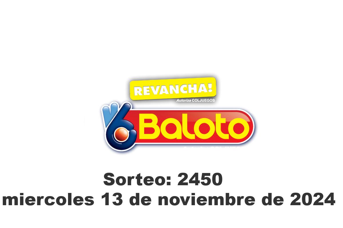 Baloto Miércoles 13 de Noviembre del 2024