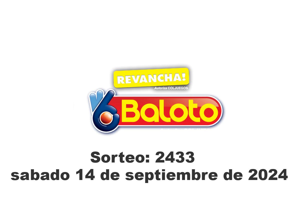 Baloto Sábado 14 de Septiembre del 2024