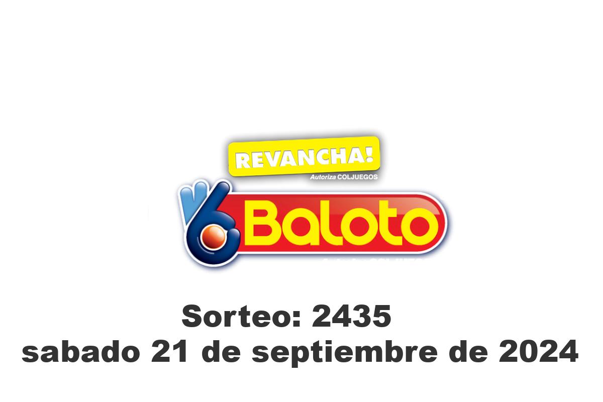 Baloto Sábado 21 de Septiembre del 2024