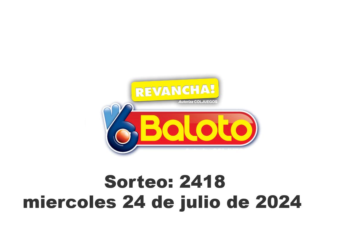 Baloto Miércoles 24 de Julio del 2024