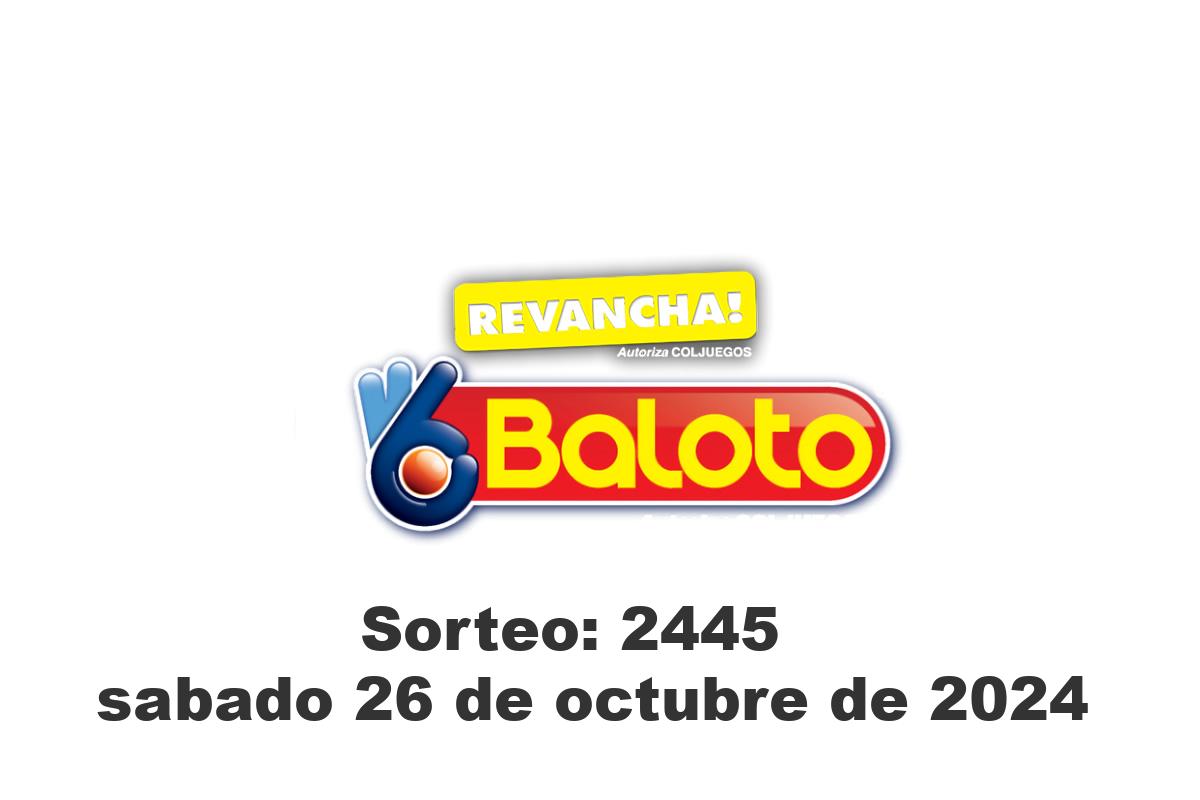 Baloto Sábado 26 de Octubre del 2024