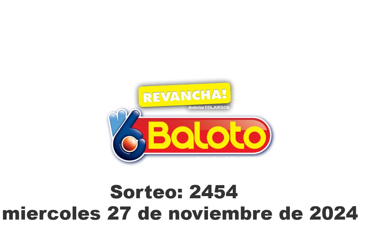 Baloto Miércoles 27 de Noviembre del 2024