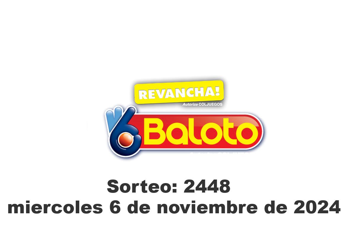 Baloto Miércoles 6 de Noviembre del 2024