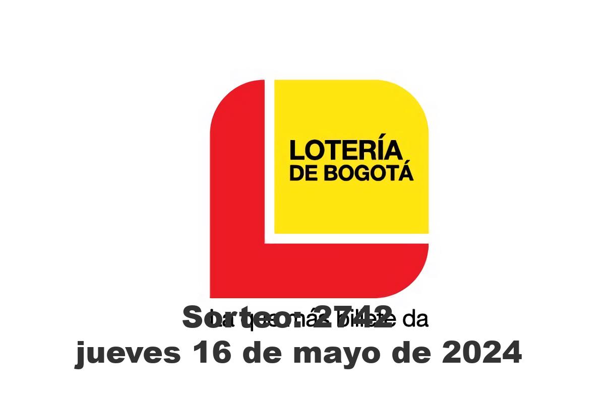Lotería de Bogotá Jueves 16 de Mayo del 2024