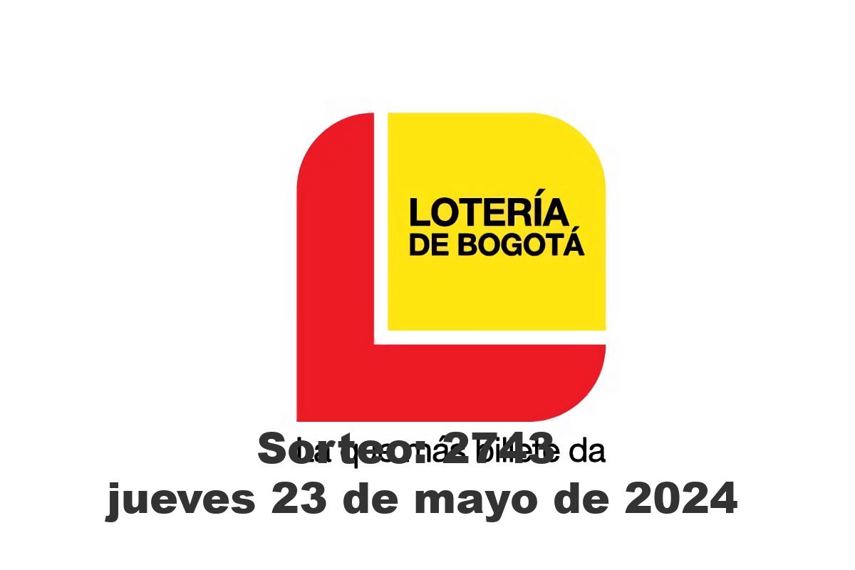 Lotería de Bogotá Jueves 23 de Mayo del 2024