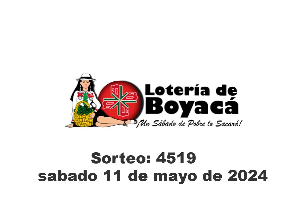 Loteria de Boyaca Sábado 11 de Mayo del 2024