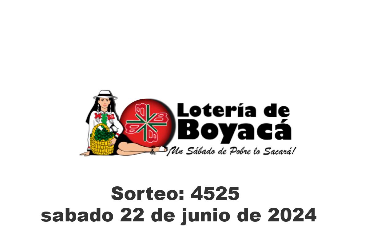 Loteria de Boyaca Sábado 22 de Junio del 2024