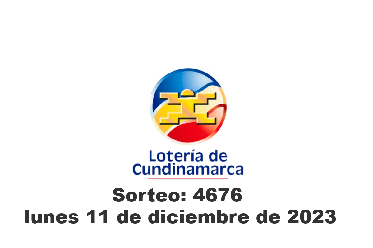 Loteria de Cundinamarca Lunes 11 de Diciembre del 2023