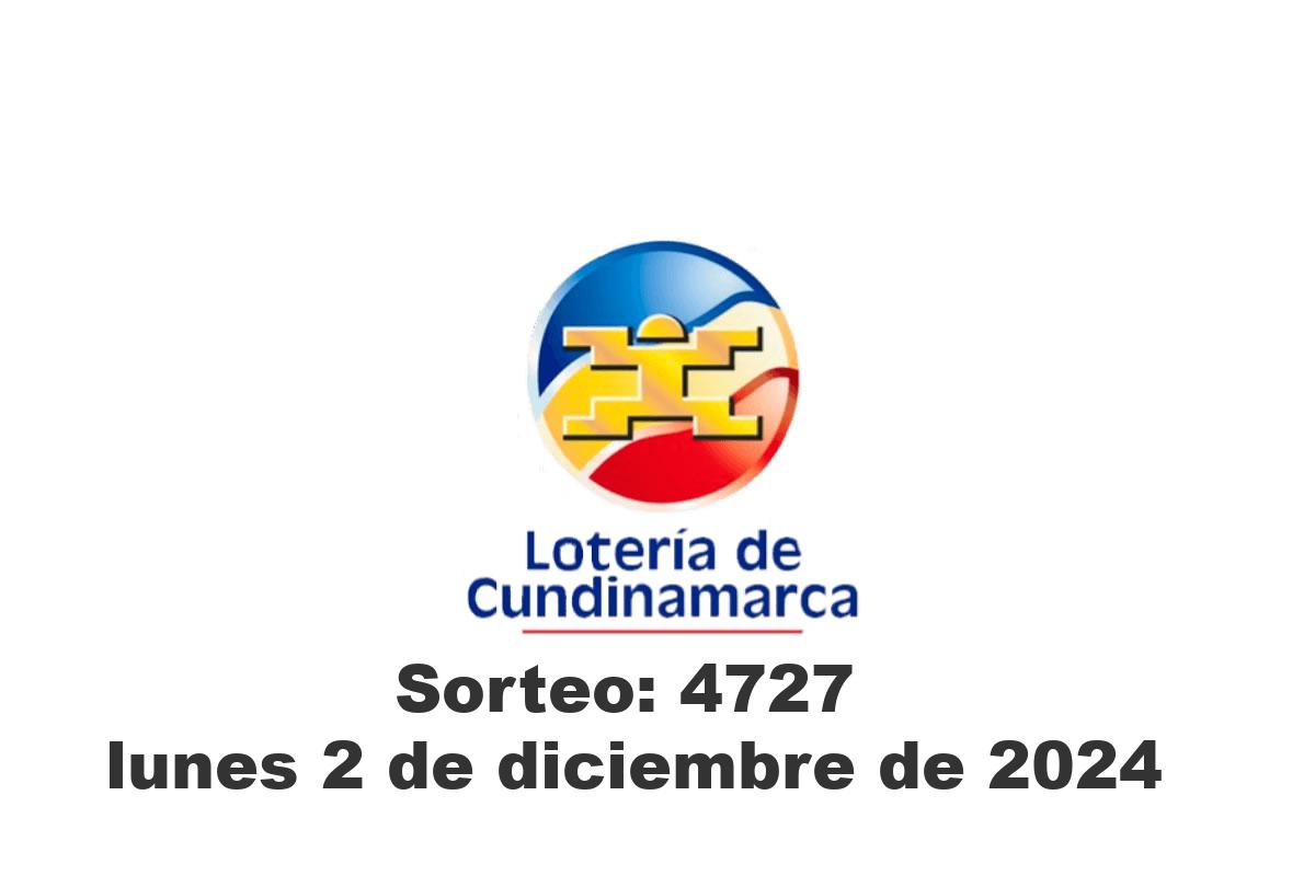 Loteria de Cundinamarca Lunes 2 de Diciembre del 2024