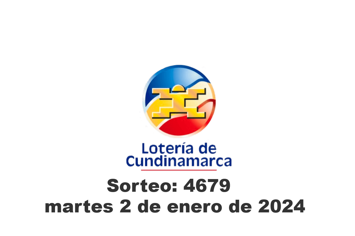 Loteria de Cundinamarca Martes 2 de Enero del 2024