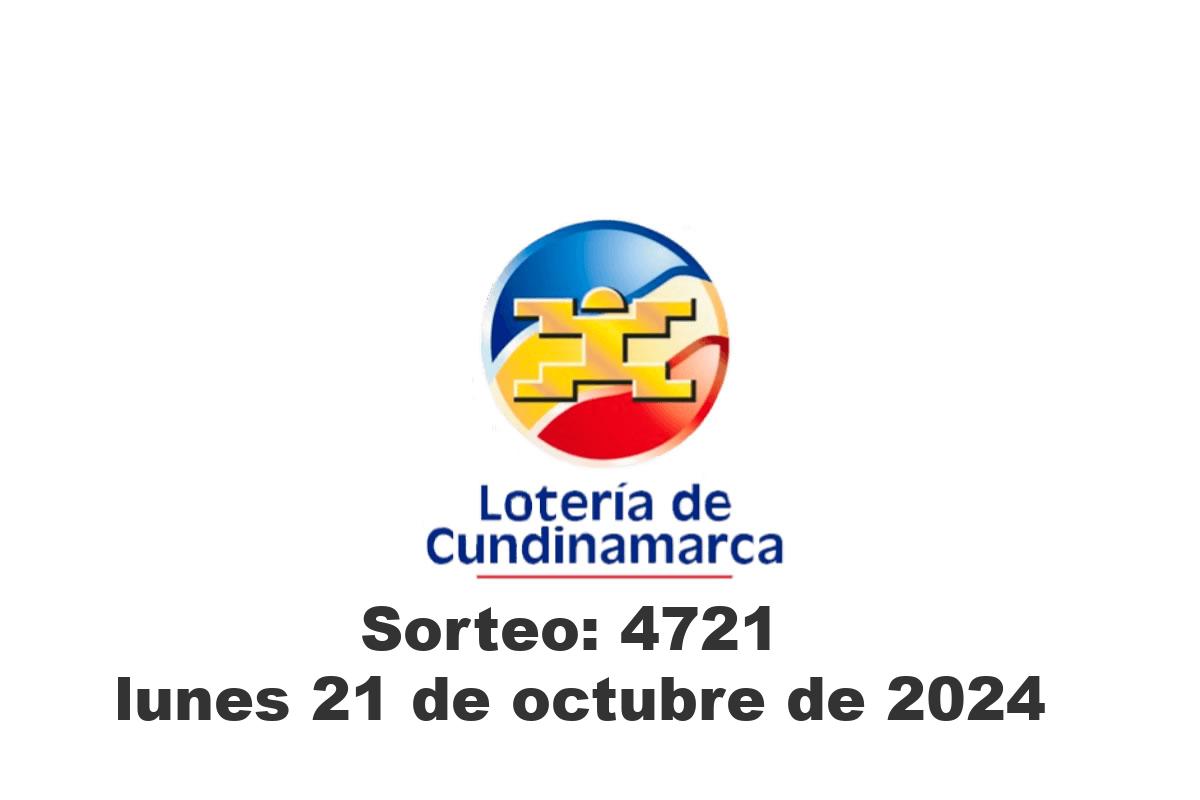 Loteria de Cundinamarca Lunes 21 de Octubre del 2024