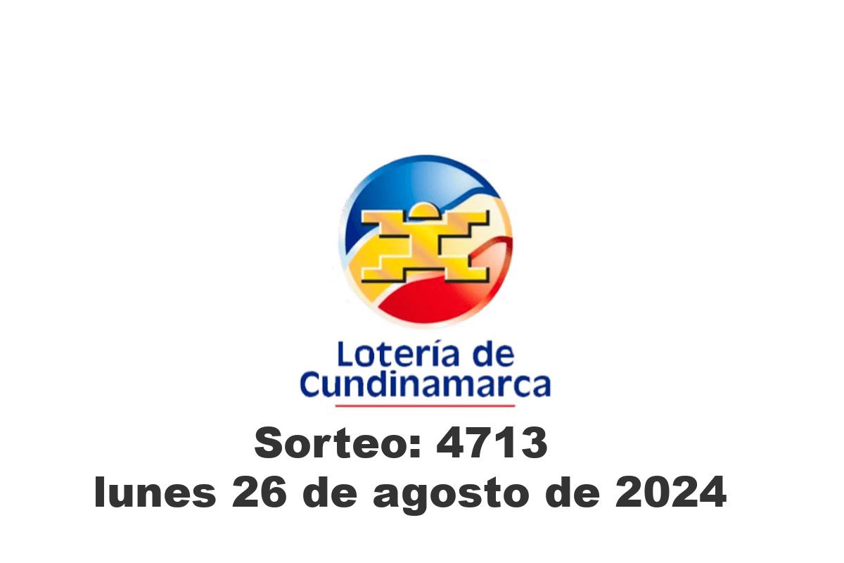 Loteria de Cundinamarca Lunes 26 de Agosto del 2024