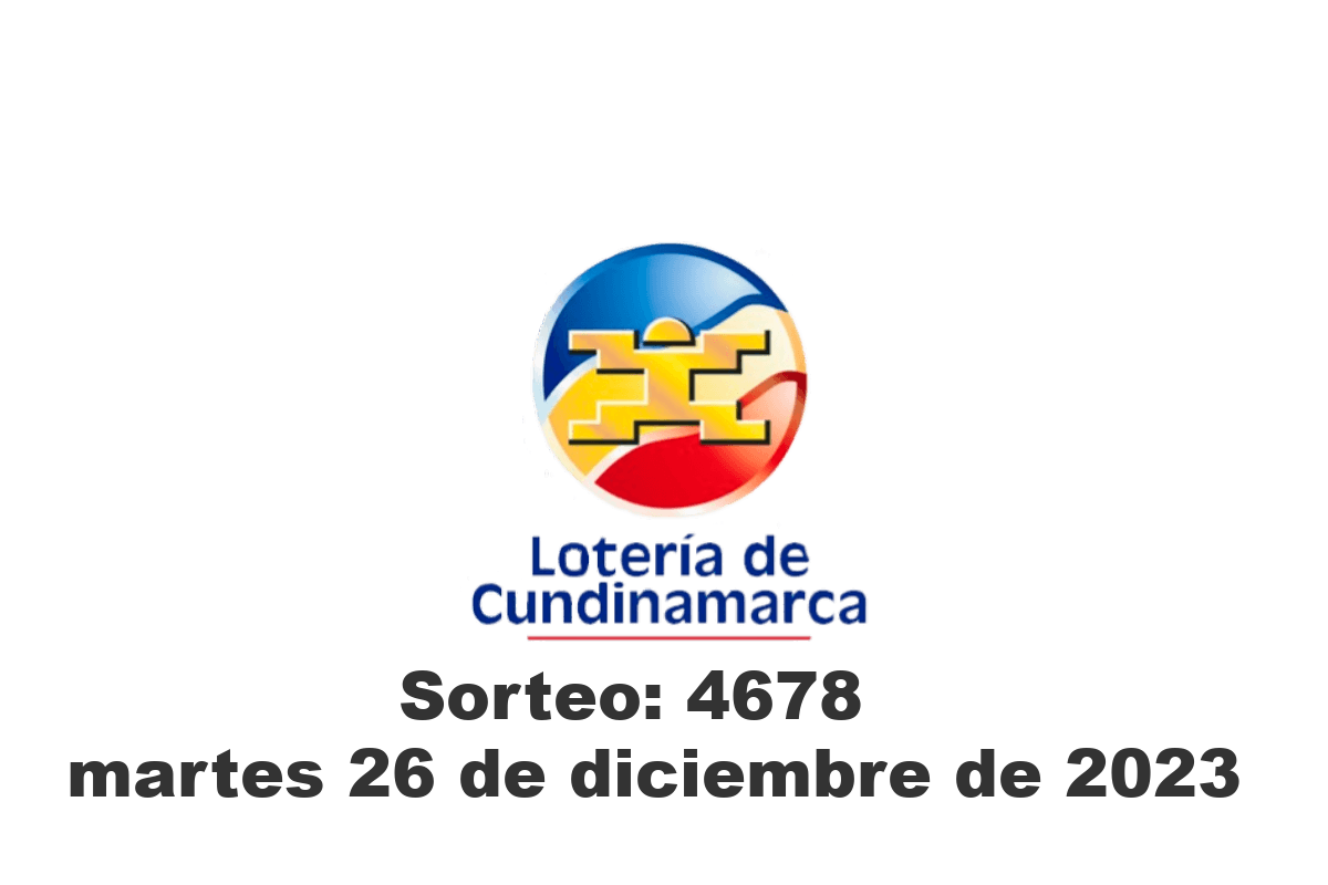 Loteria de Cundinamarca Martes 26 de Diciembre del 2023