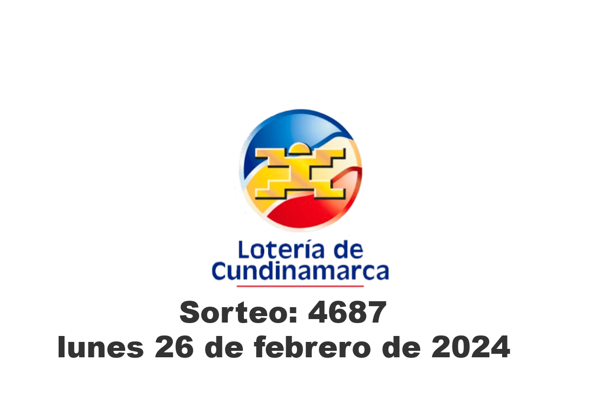 Loteria de Cundinamarca Lunes 26 de Febrero del 2024