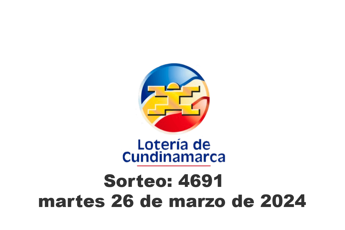 Loteria de Cundinamarca Martes 26 de Marzo del 2024