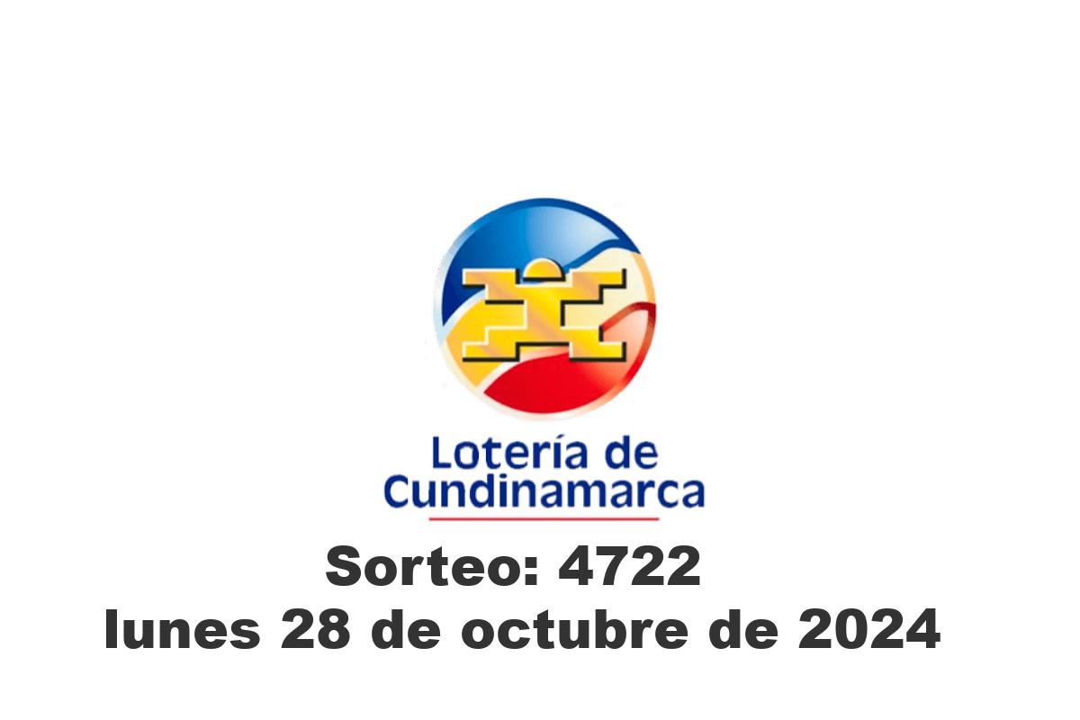 Loteria de Cundinamarca Lunes 28 de Octubre del 2024