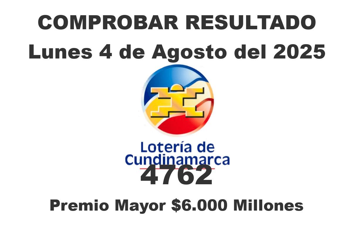 Loteria de Cundinamarca Lunes 4 de Agosto del 2025 Loteria de Cundinamarca Lunes 4 de Agosto del 2025