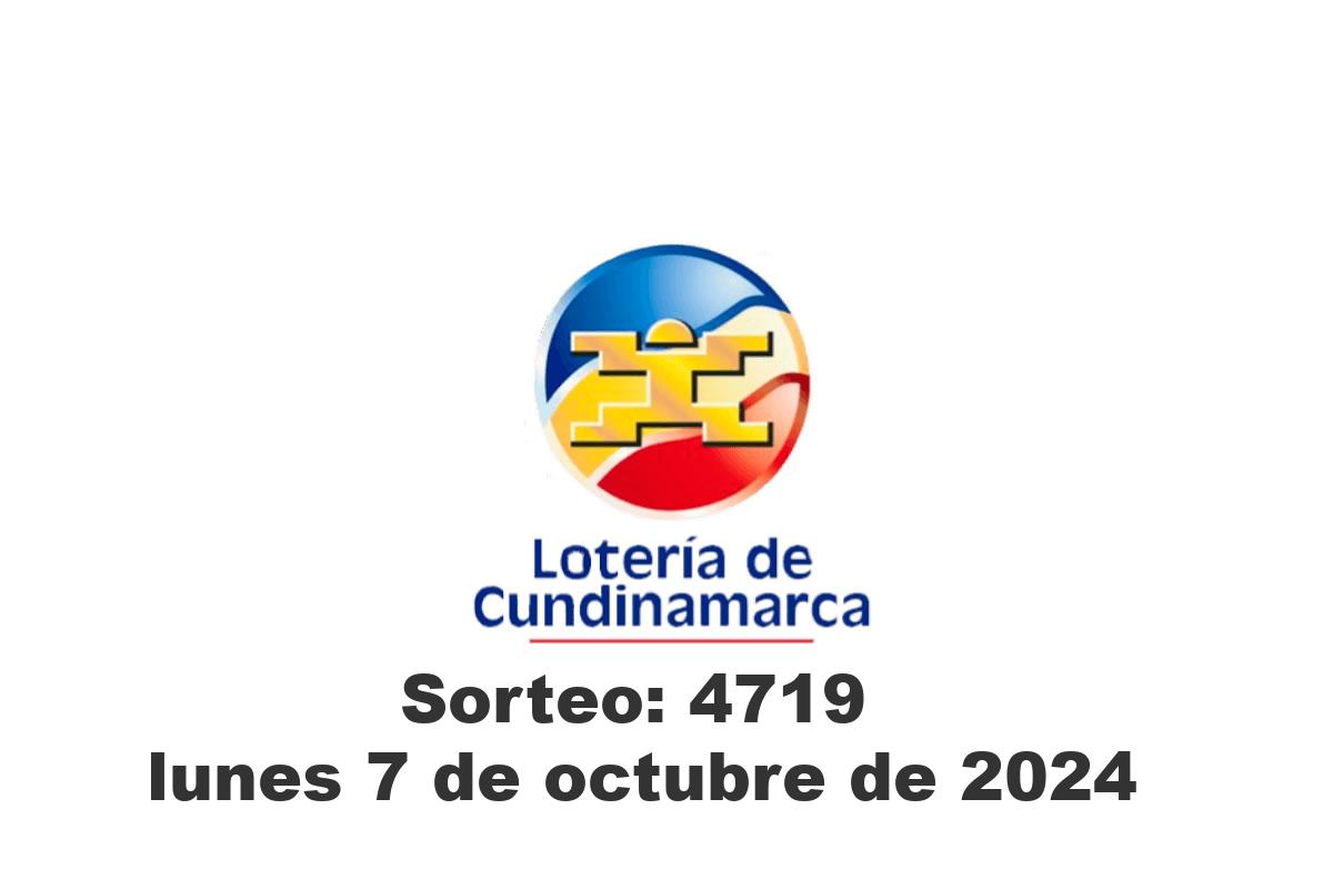 Loteria de Cundinamarca Lunes 7 de Octubre del 2024