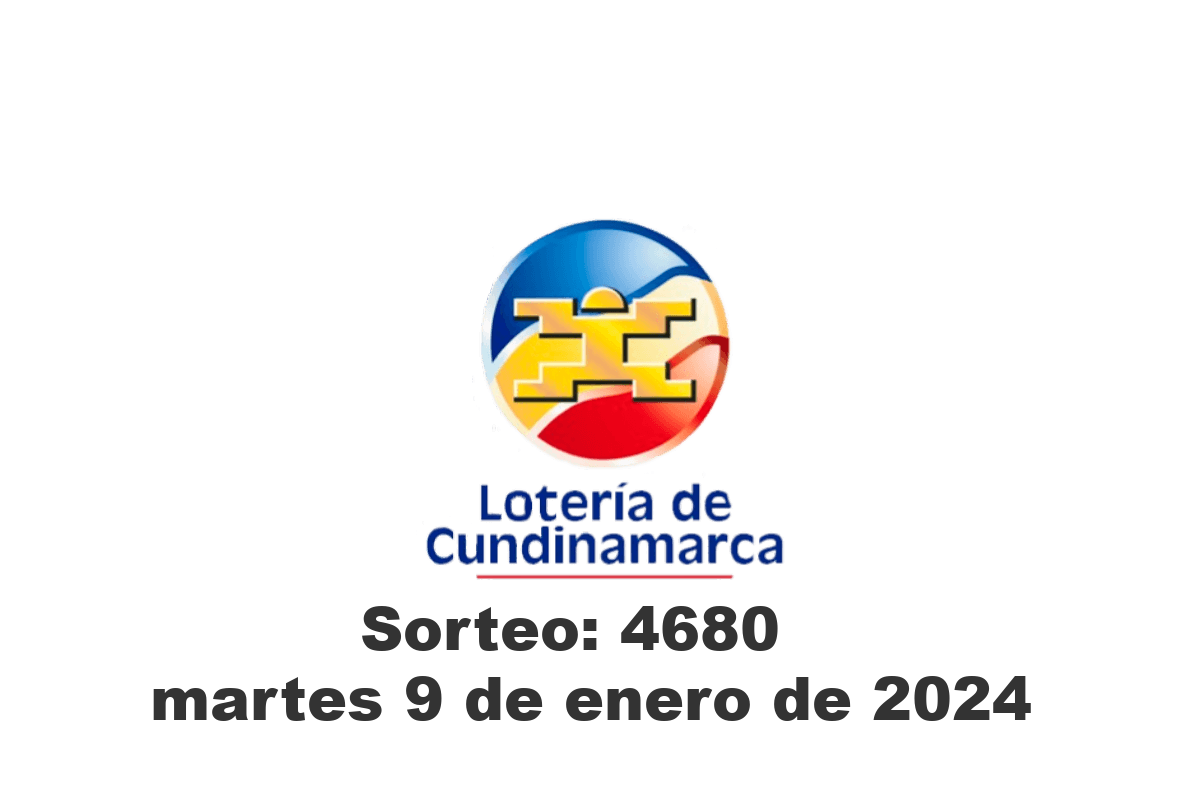 Loteria de Cundinamarca Martes 9 de Enero del 2024