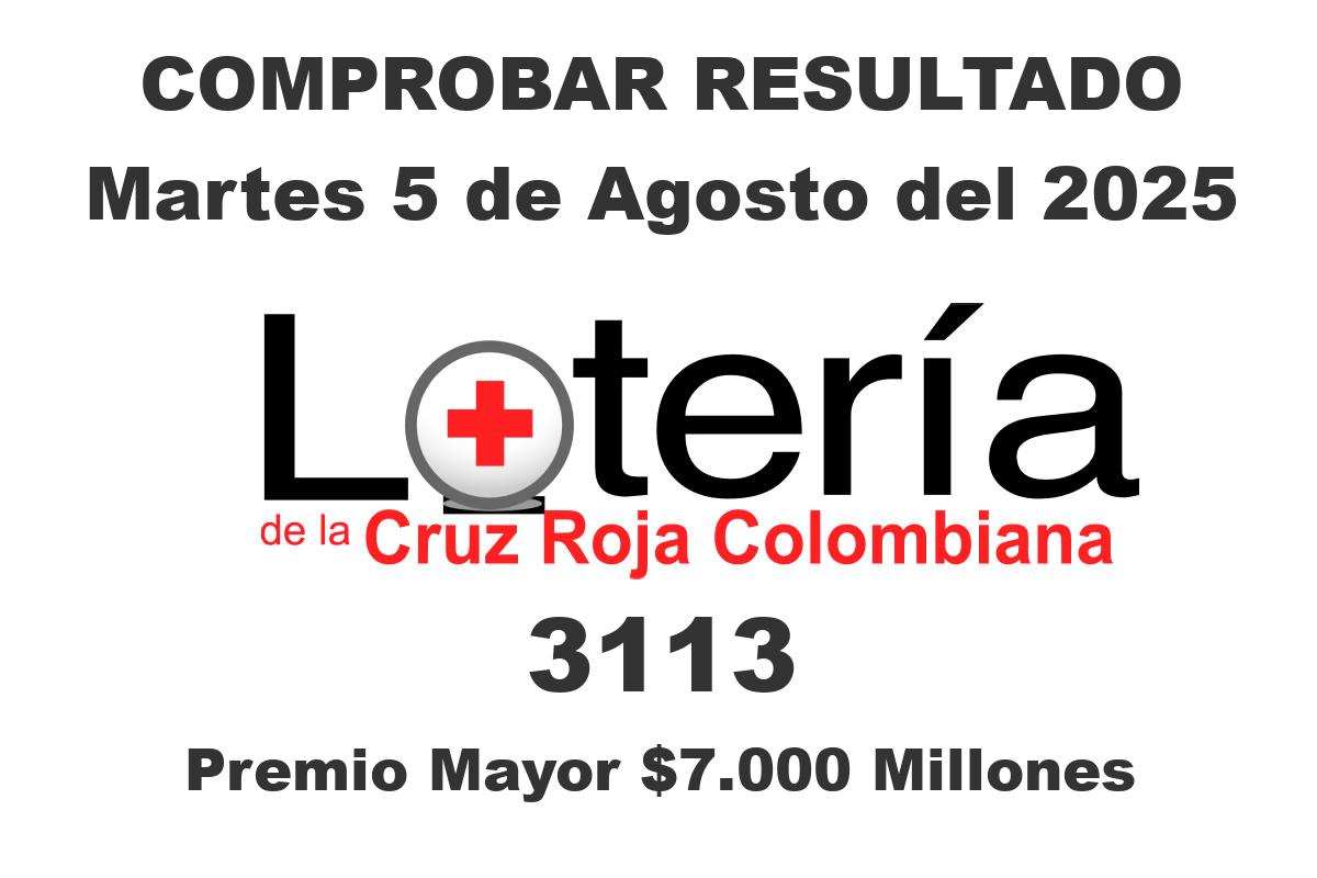Lotería de la Cruz Roja Martes 5 de Agosto del 2025 Lotería de la Cruz Roja Martes 5 de Agosto del 2025