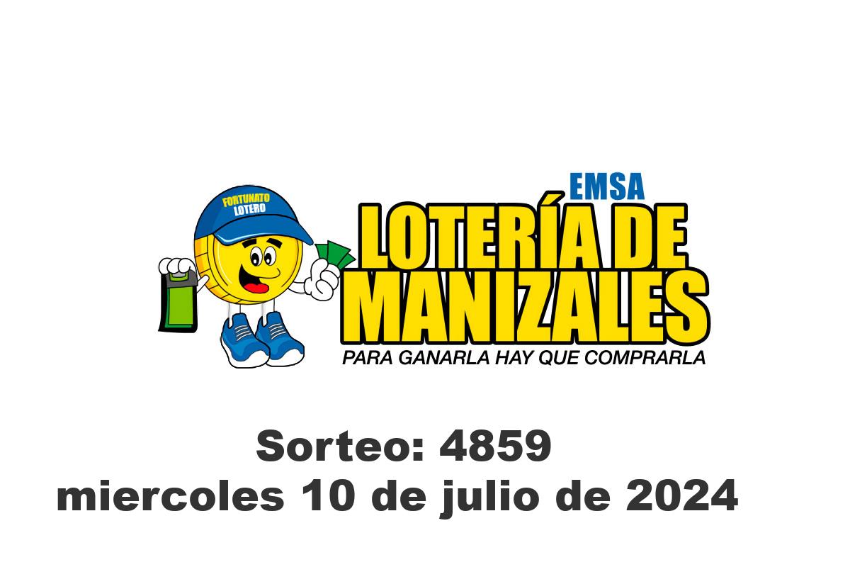 Lotería de Manizales Miércoles 10 de Julio del 2024