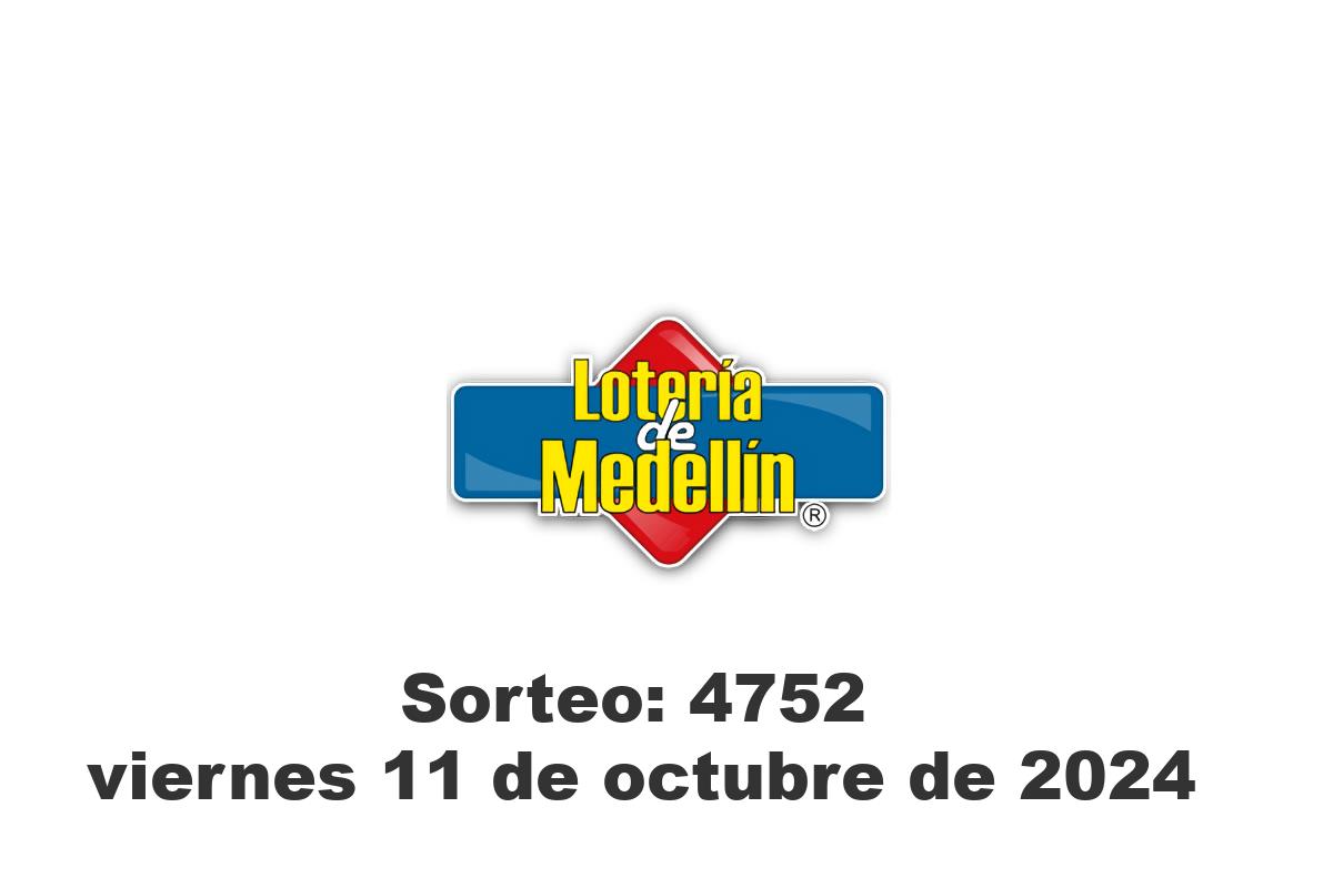 Lotería de Medellín Viernes 11 de Octubre del 2024