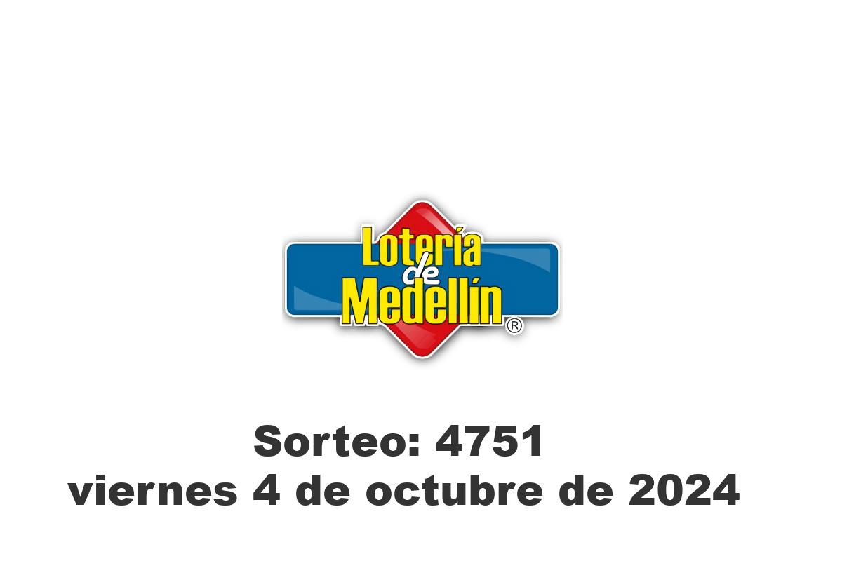 Lotería de Medellín Viernes 4 de Octubre del 2024