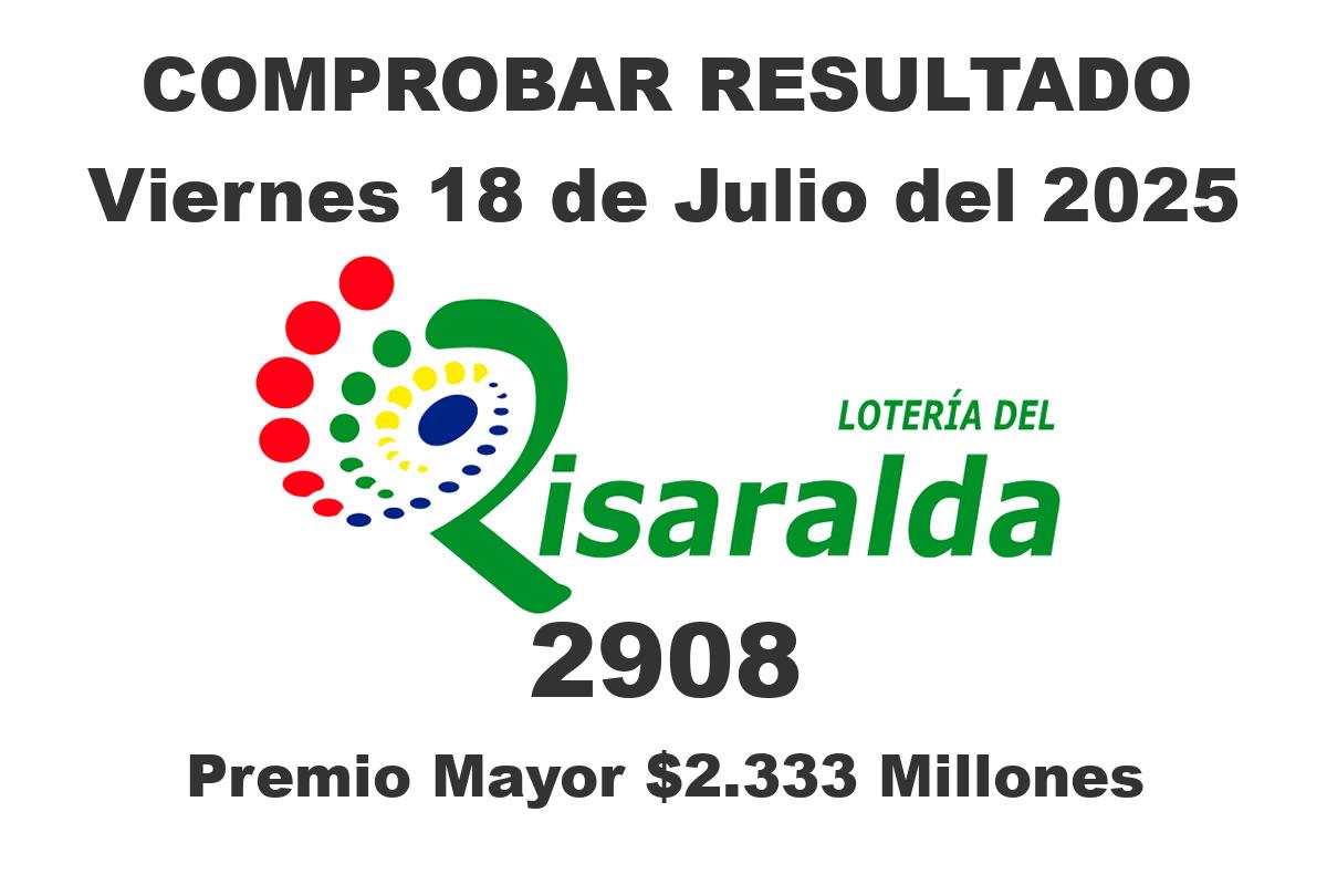 Lotería de Risaralda Viernes 18 de Julio del 2025 Lotería de Risaralda Viernes 18 de Julio del 2025