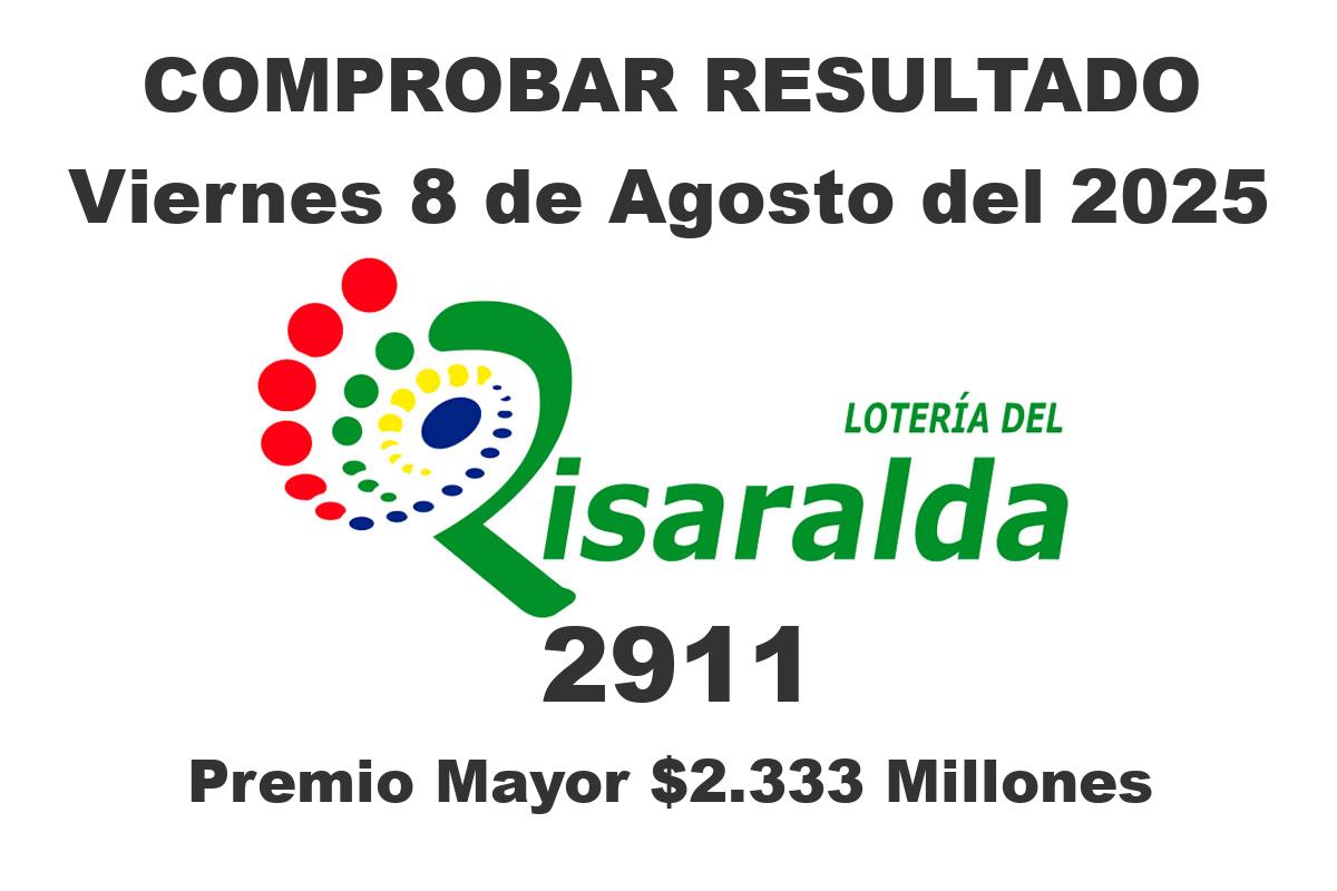 Lotería de Risaralda Viernes 8 de Agosto del 2025 Lotería de Risaralda Viernes 8 de Agosto del 2025