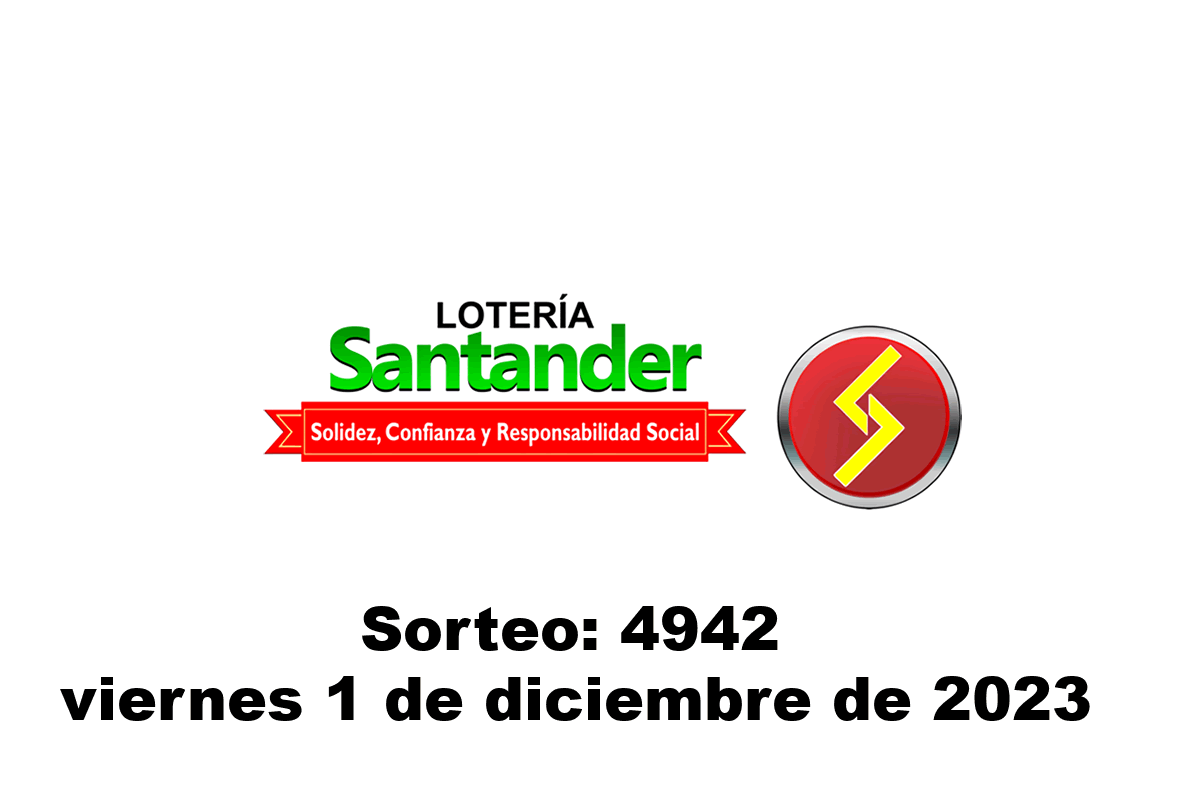 Lotería de Santander Viernes 1 de Diciembre del 2023