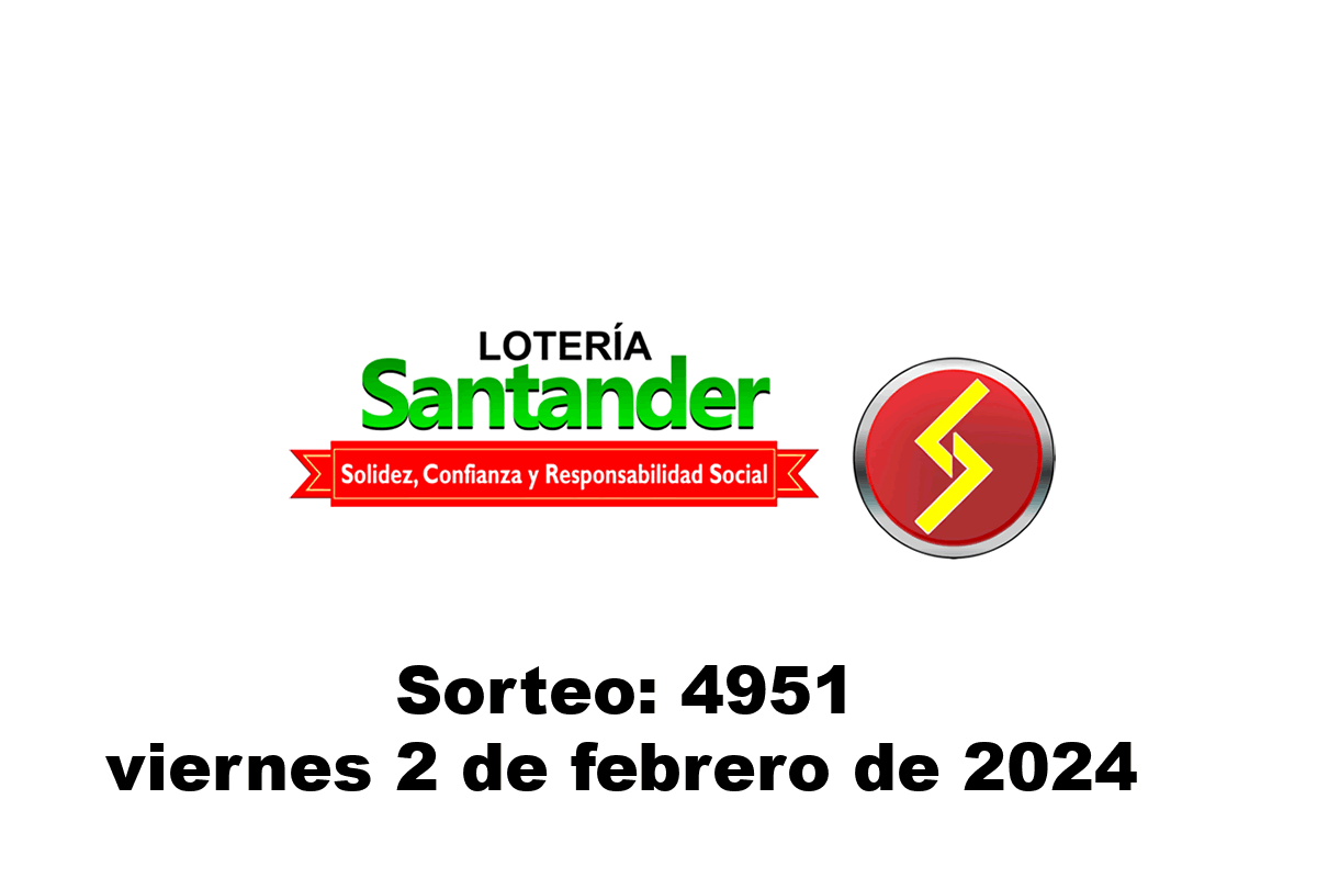 Lotería de Santander Viernes 2 de Febrero del 2024
