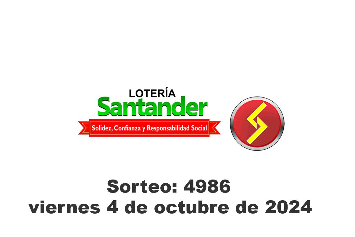 Lotería de Santander Viernes 4 de Octubre del 2024