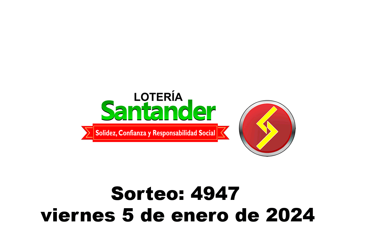 Lotería de Santander Viernes 5 de Enero del 2024