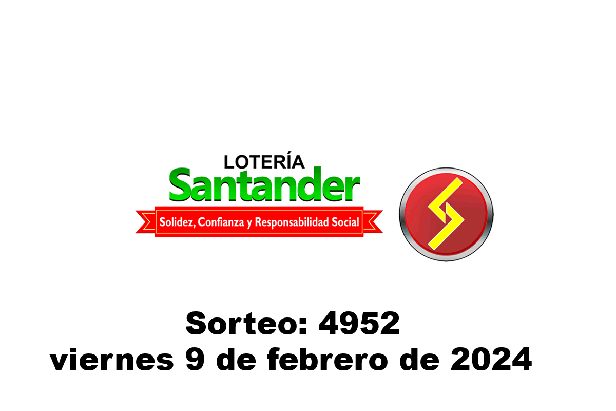 Lotería de Santander Viernes 9 de Febrero del 2024