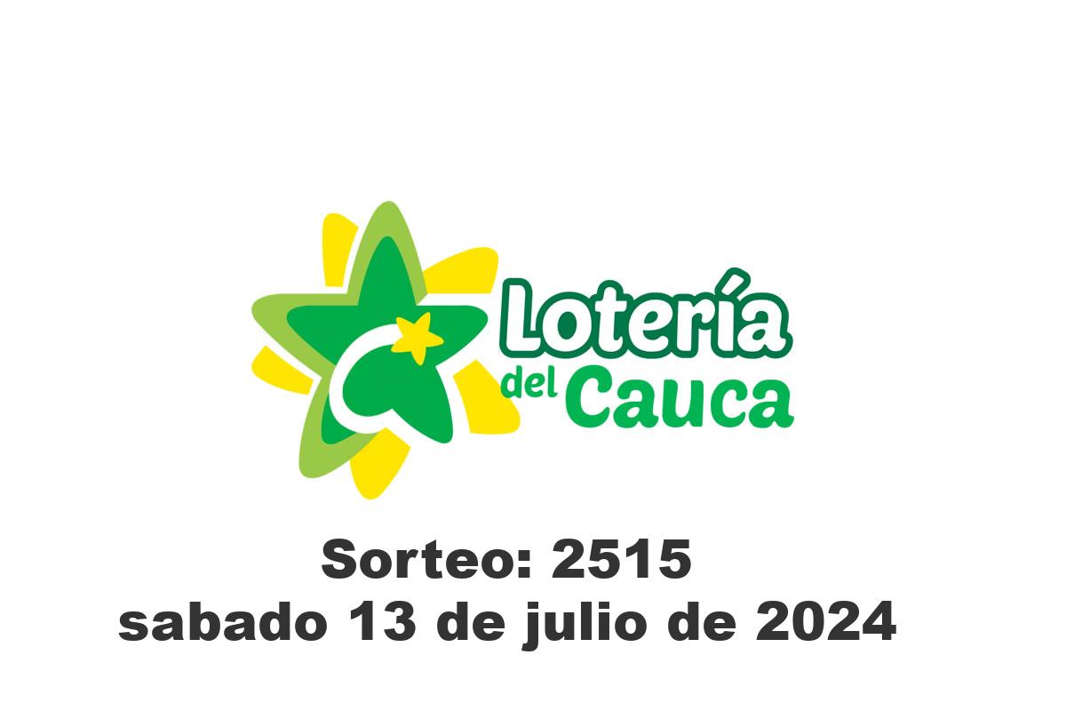 Lotería del Cauca Sábado 13 de Julio del 2024