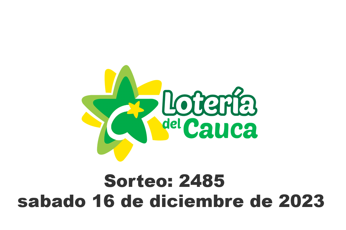 Lotería del Cauca Sábado 16 de Diciembre del 2023