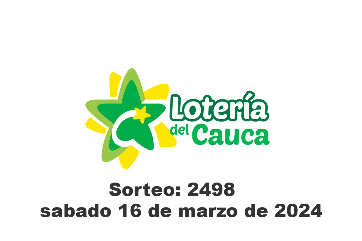 Lotería del Cauca Sábado 16 de Marzo del 2024