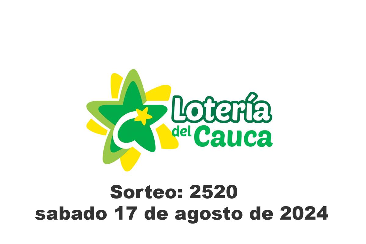 Lotería del Cauca Sábado 17 de Agosto del 2024