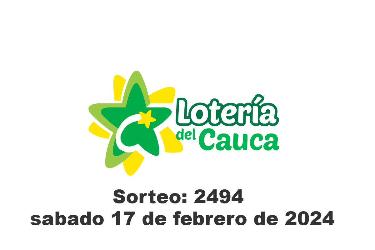 Lotería del Cauca Sábado 17 de Febrero del 2024