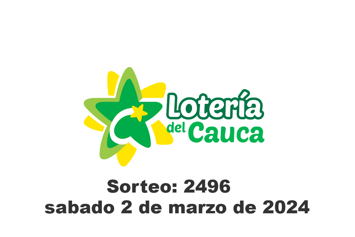 Lotería del Cauca Sábado 2 de Marzo del 2024
