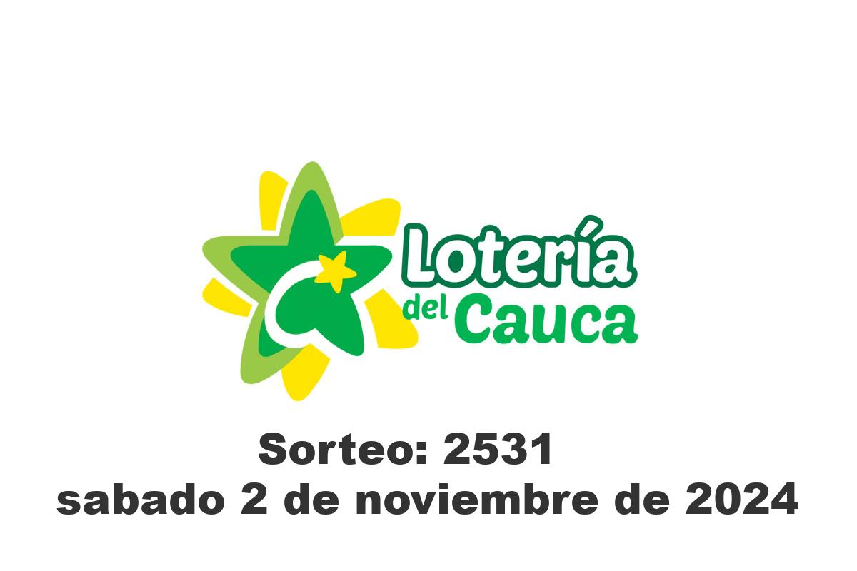 Lotería del Cauca Sábado 2 de Noviembre del 2024