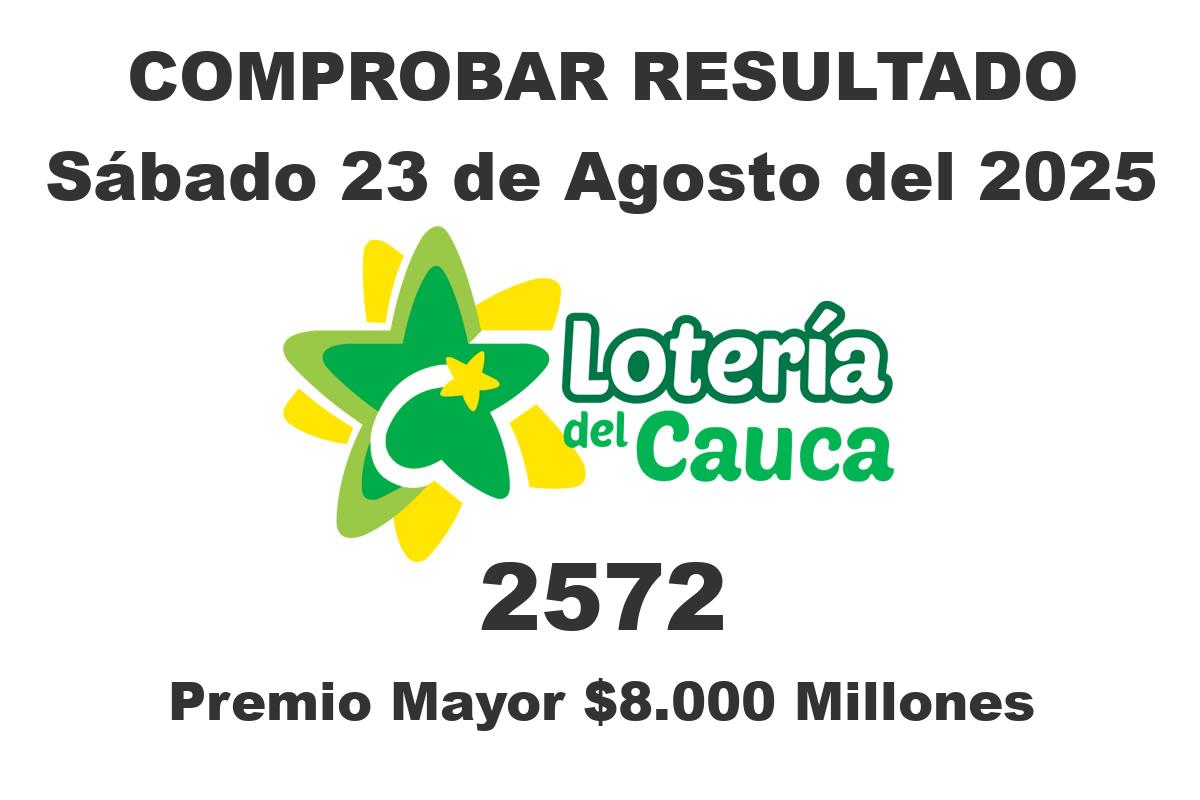 Lotería del Cauca Sábado 23 de Agosto del 2025 Lotería del Cauca Sábado 23 de Agosto del 2025