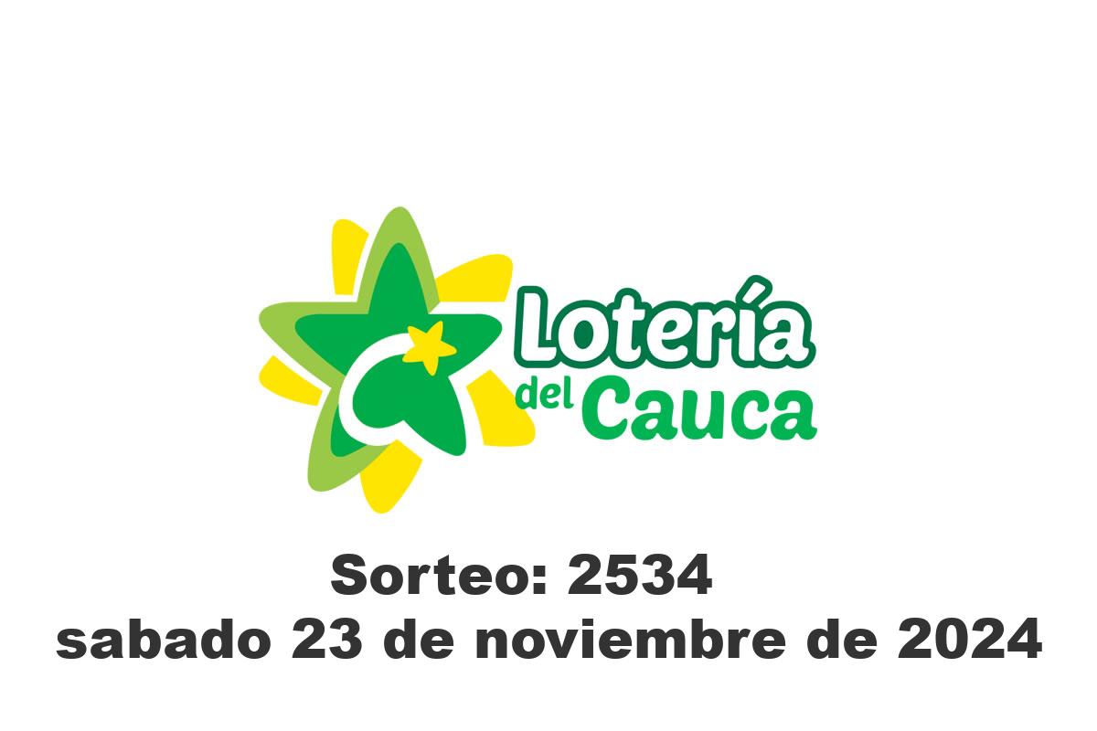 Lotería del Cauca Sábado 23 de Noviembre del 2024