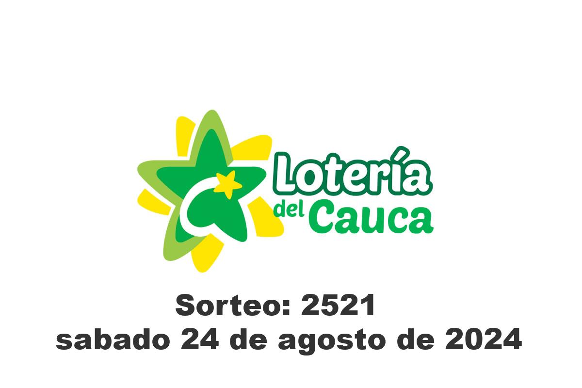 Lotería del Cauca Sábado 24 de Agosto del 2024