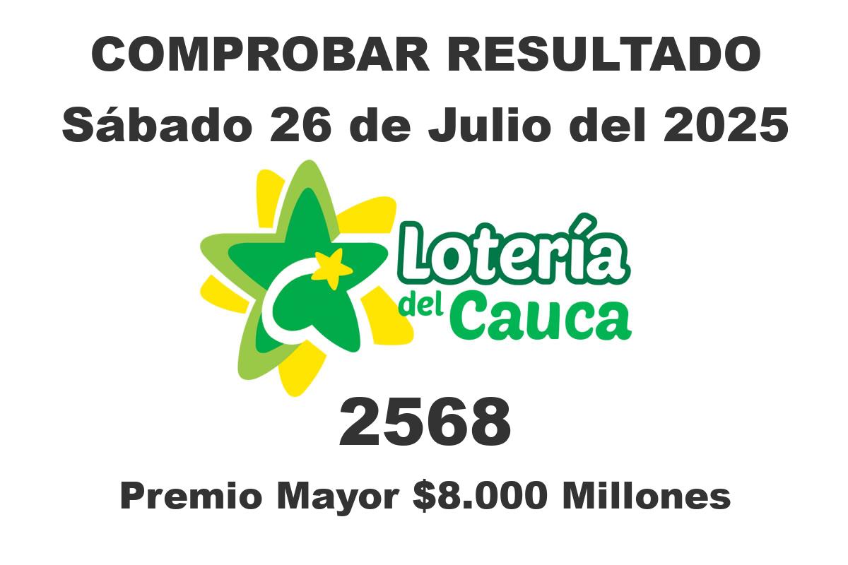 Lotería del Cauca Sábado 26 de Julio del 2025 Lotería del Cauca Sábado 26 de Julio del 2025