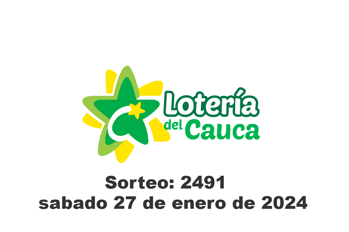 Lotería del Cauca Sábado 27 de Enero del 2024