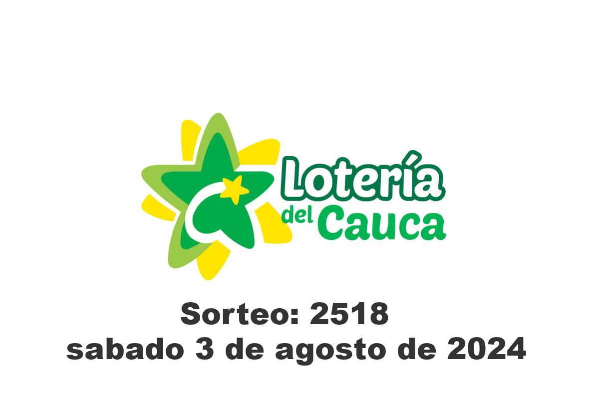 Lotería del Cauca Sábado 3 de Agosto del 2024