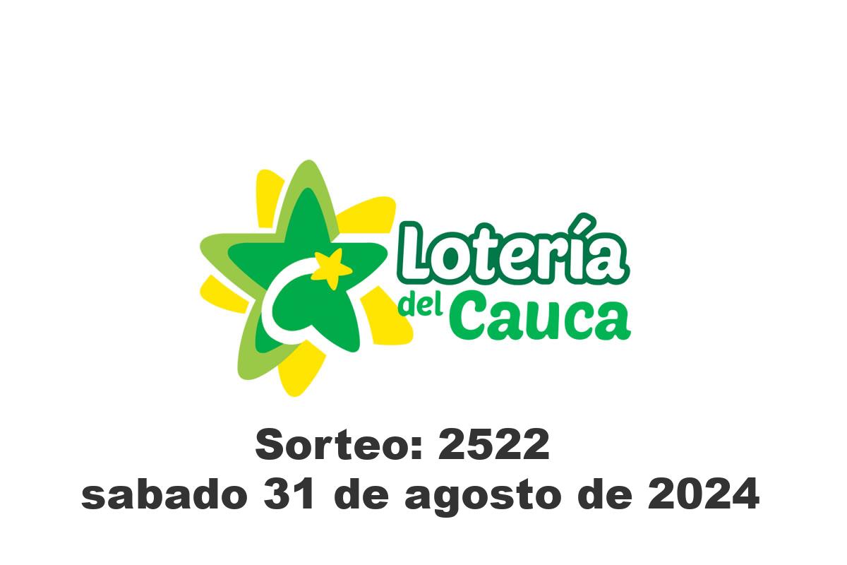 Lotería del Cauca Sábado 31 de Agosto del 2024