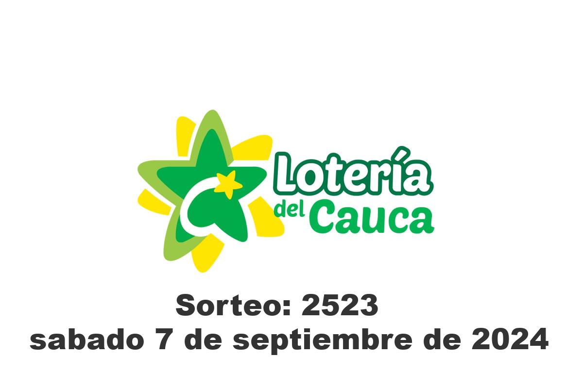 Lotería del Cauca Sábado 7 de Septiembre del 2024